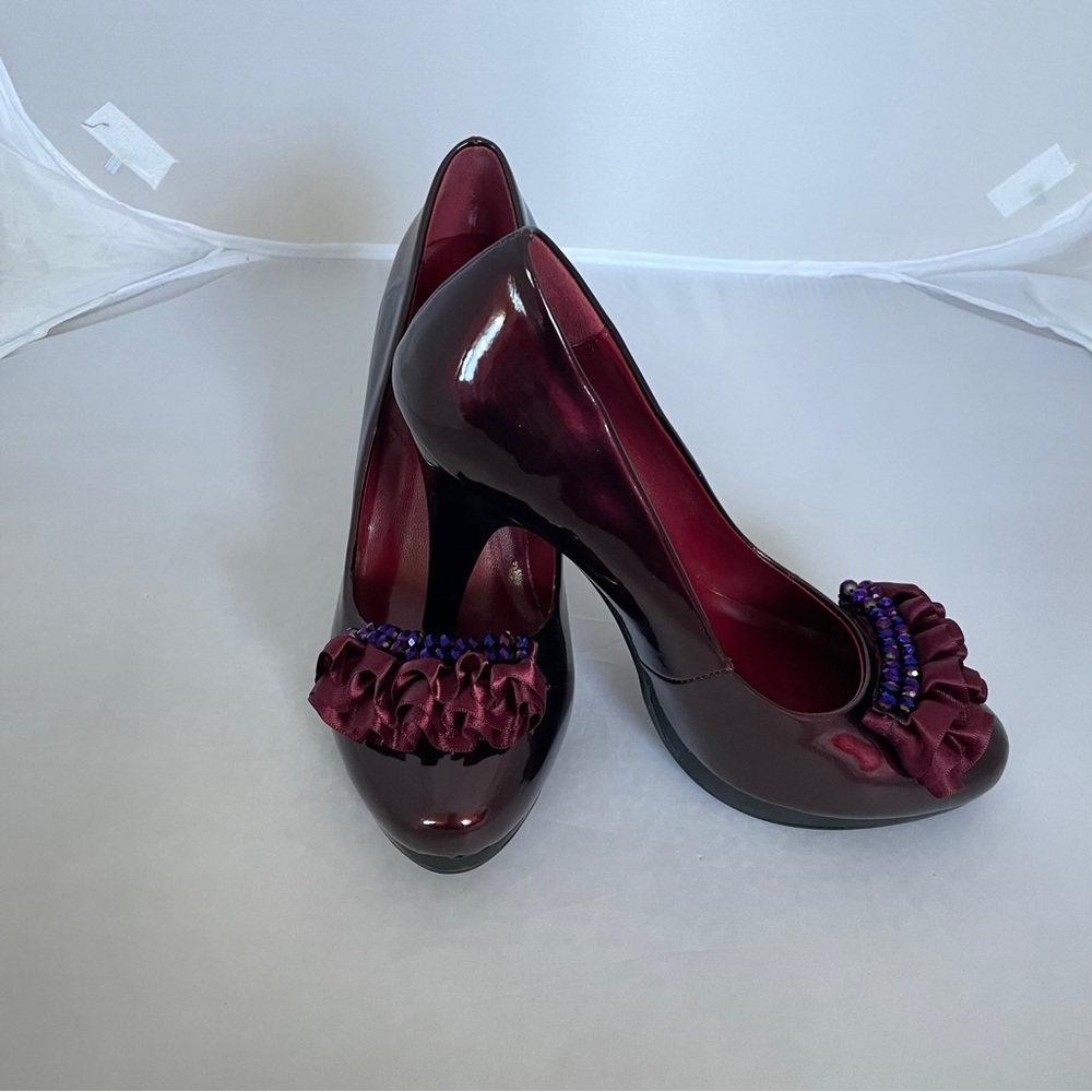 Vintage Burgundy Heels